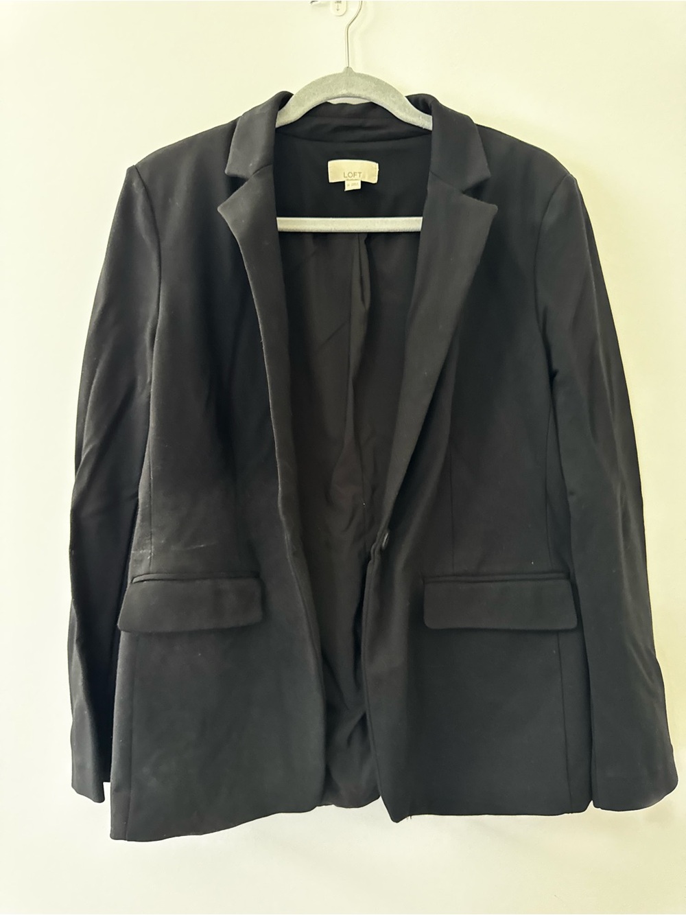 LOFT Black Women's Classic Single-Breasted Blazer